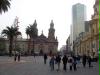 Der Plaza de Armas in Santiagos Stadtzentrum